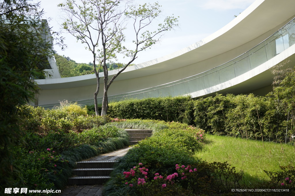 杭州丝绸博物馆 景观环廊