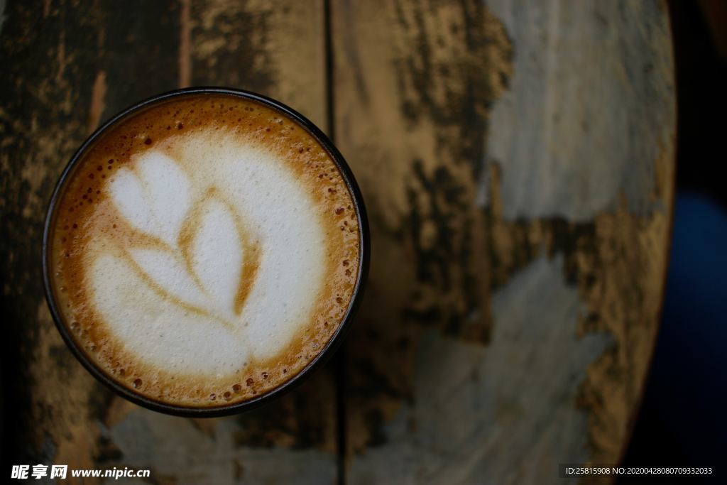 咖啡拉花咖啡图片