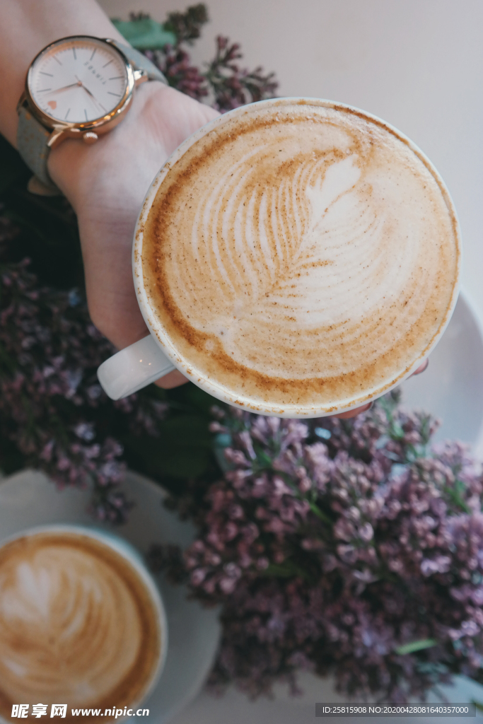 咖啡拉花咖啡图片