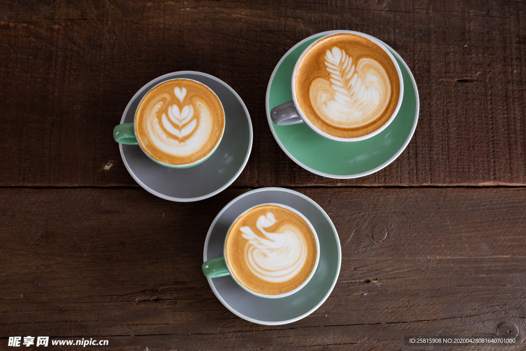 咖啡拉花咖啡图片