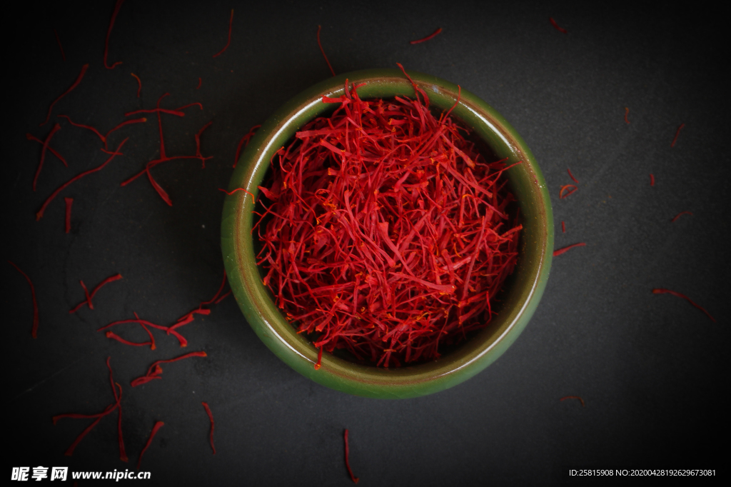 藏红花中药药材图片