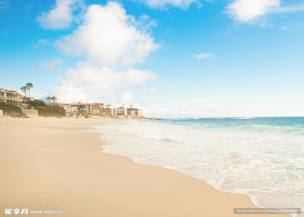 沙滩海岸唯美图片