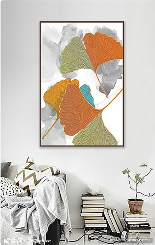 北欧风简约抽象艺术装饰画