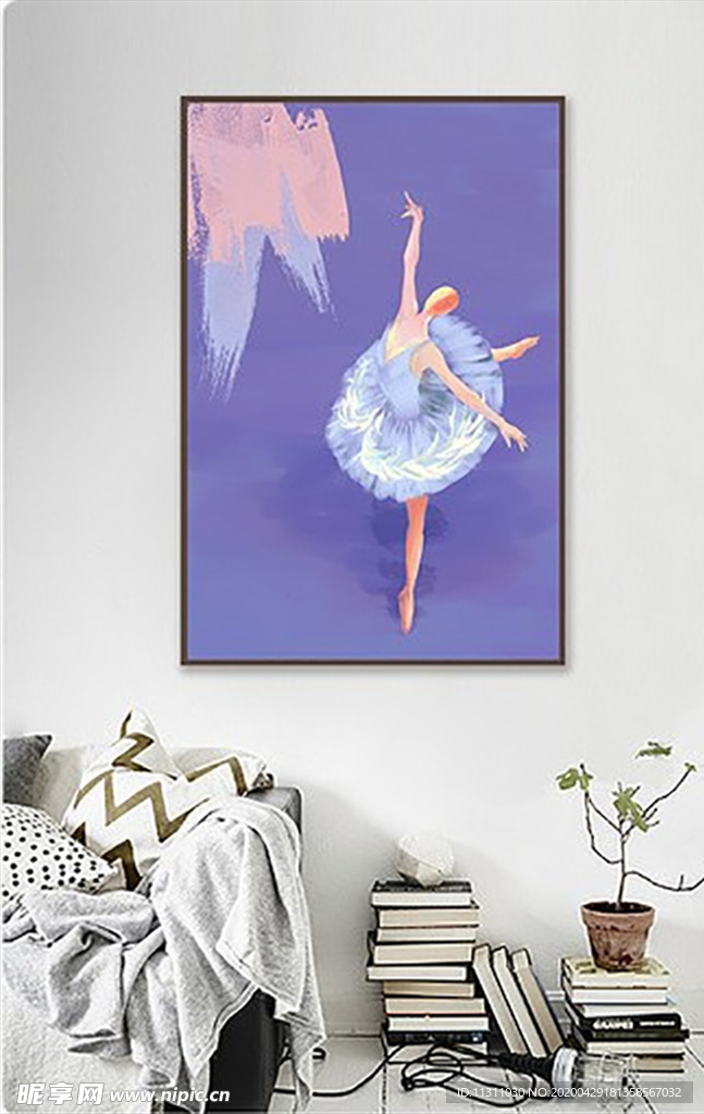 北欧风简约抽象艺术装饰画