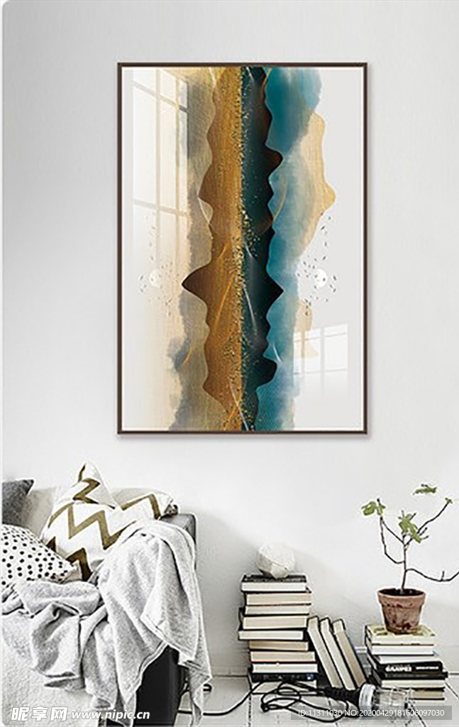 北欧风简约抽象艺术装饰画