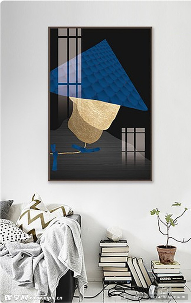 北欧风简约抽象艺术装饰画