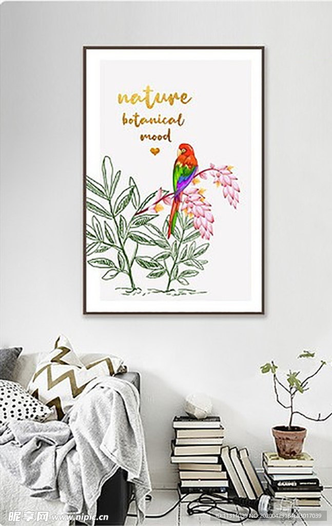 北欧风简约抽象艺术装饰画