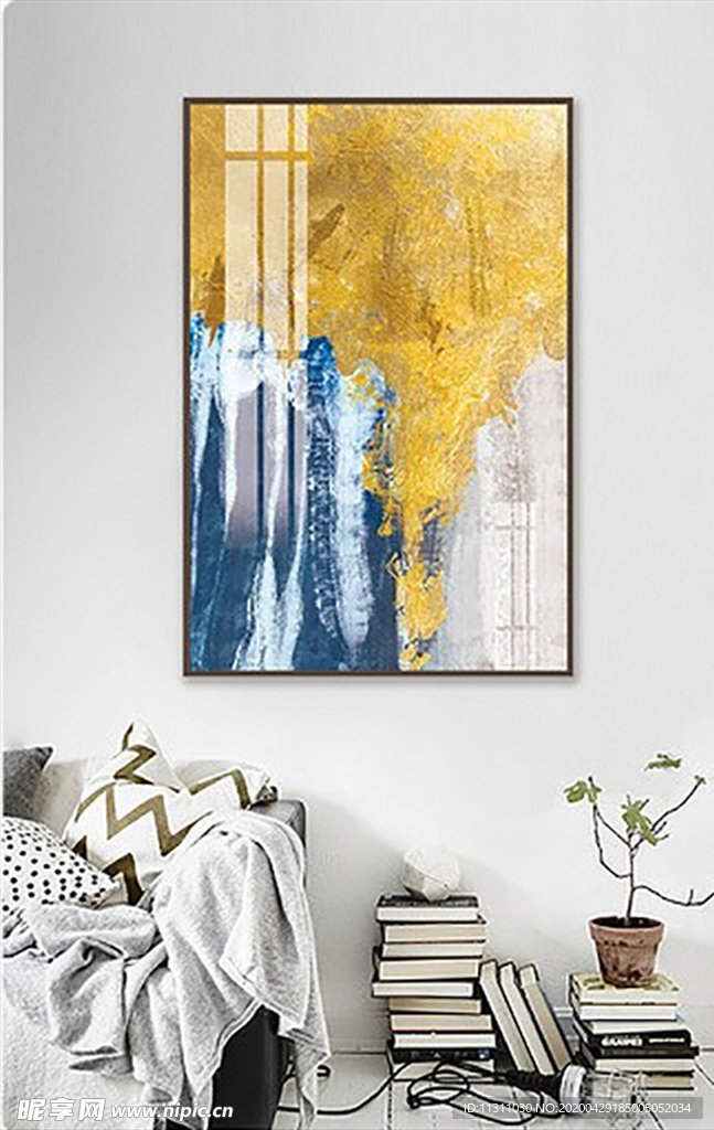 北欧风简约抽象艺术装饰画