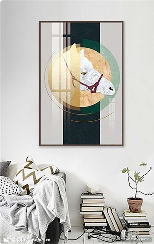 北欧风简约抽象艺术装饰画