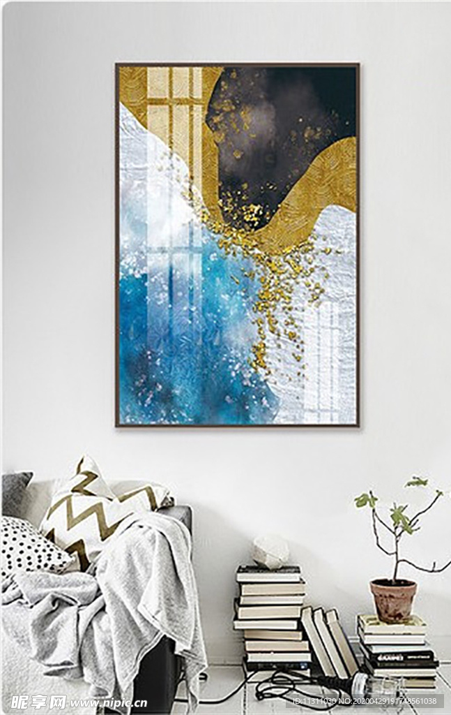 北欧风简约抽象艺术装饰画