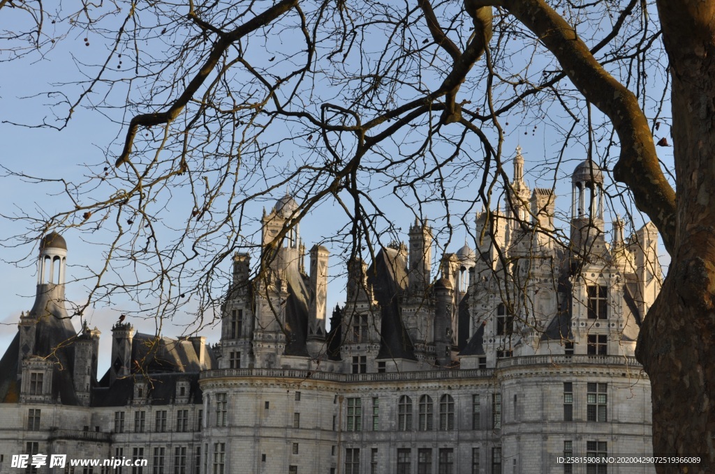 香波堡建筑风景图片