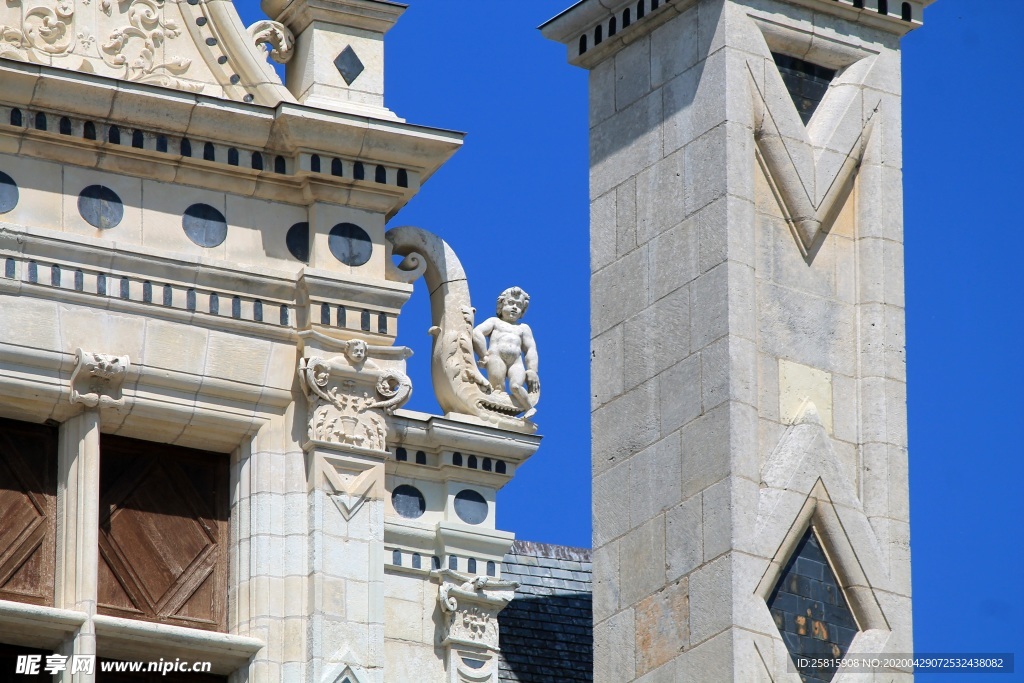 香波堡建筑风景图片