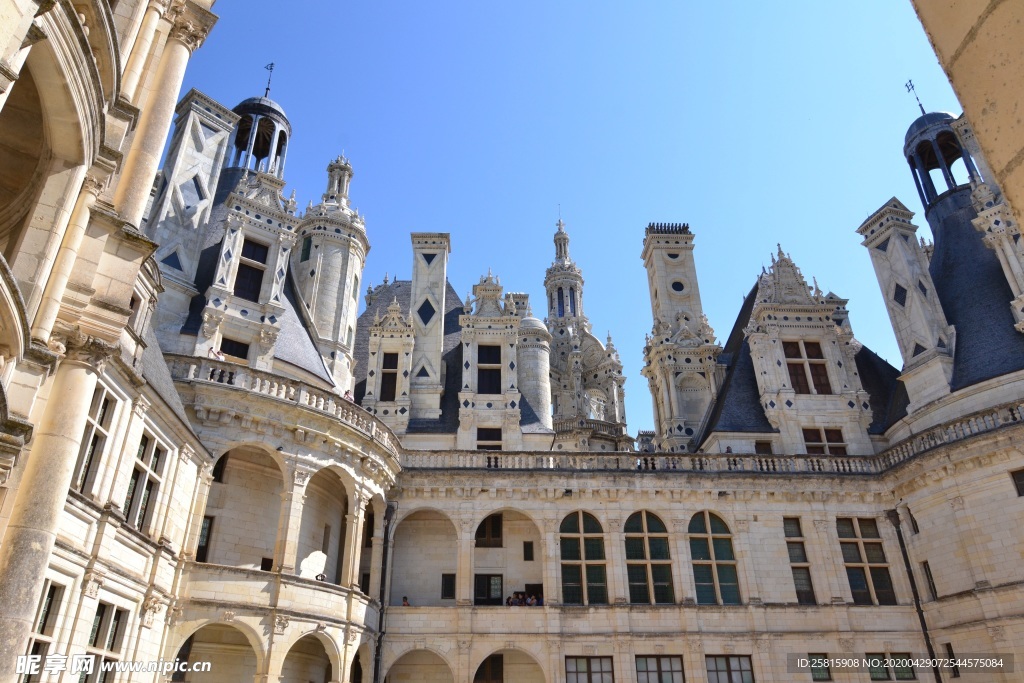 香波堡建筑风景图片