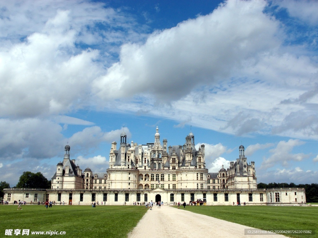 香波堡建筑风景图片