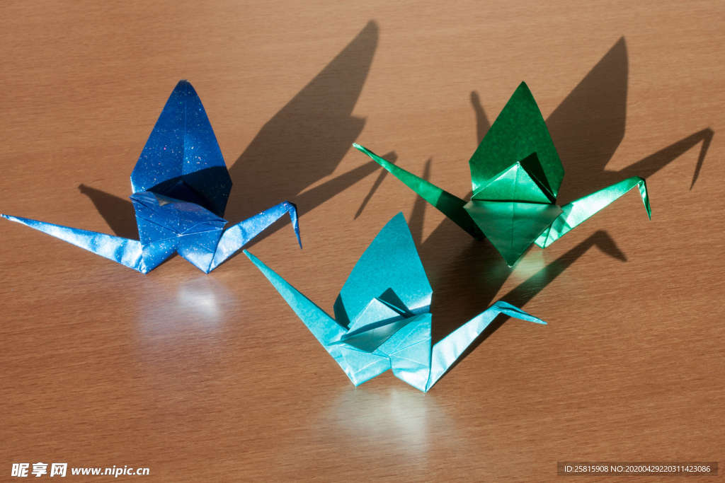 纸鹤折纸剪纸叠纸趣味图片