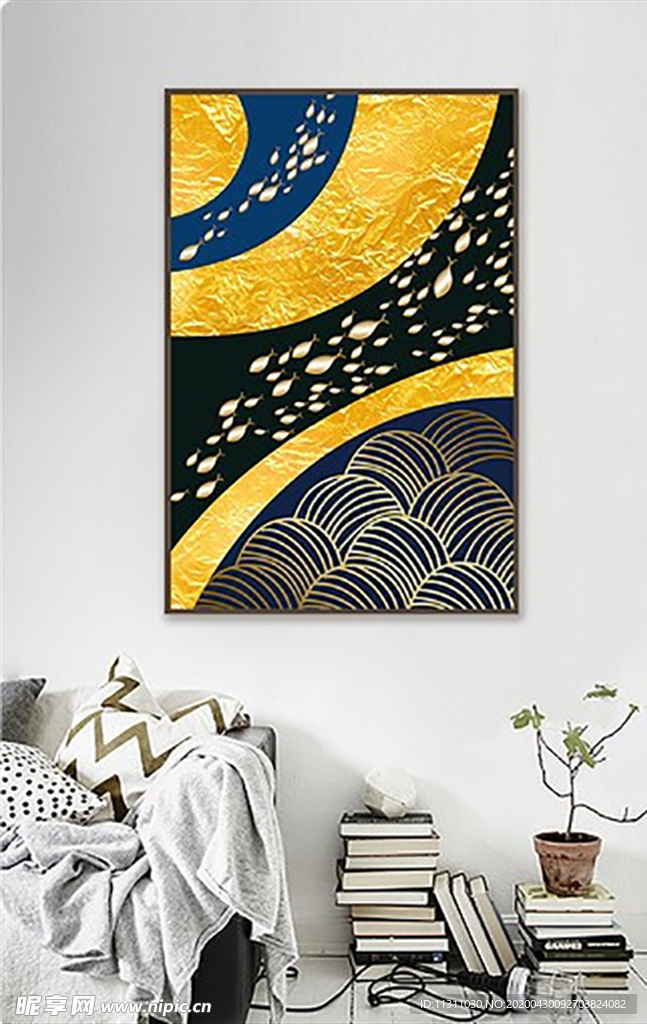 北欧风简约抽象艺术装饰画
