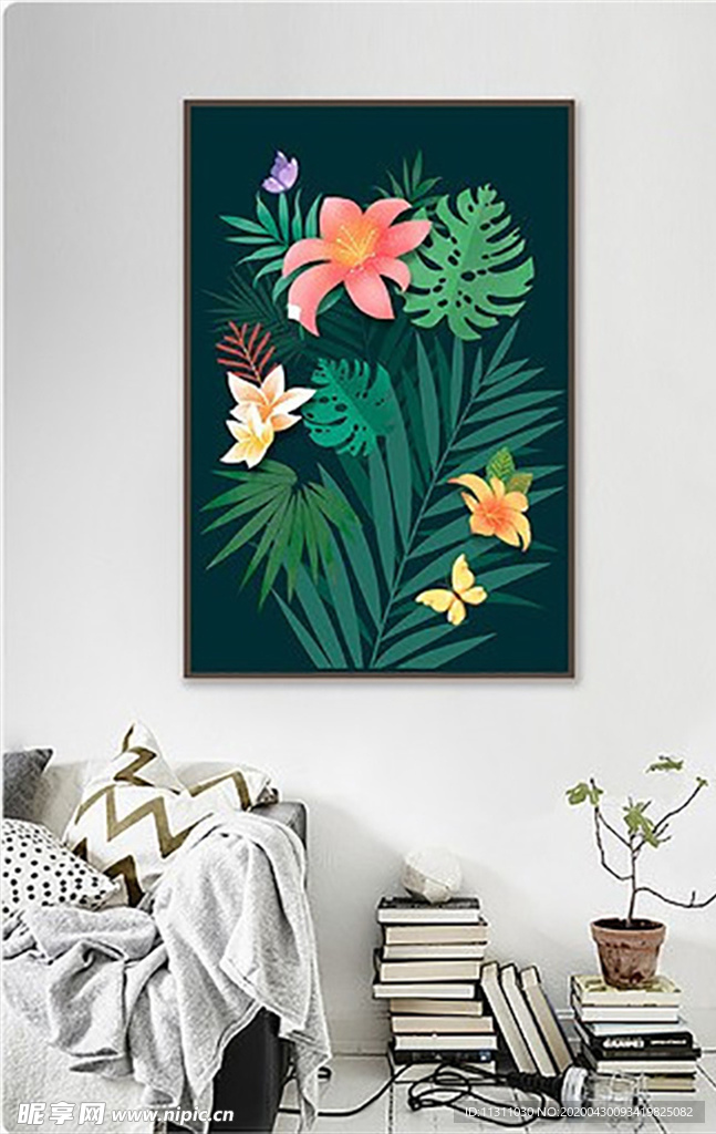 北欧风简约抽象艺术装饰画