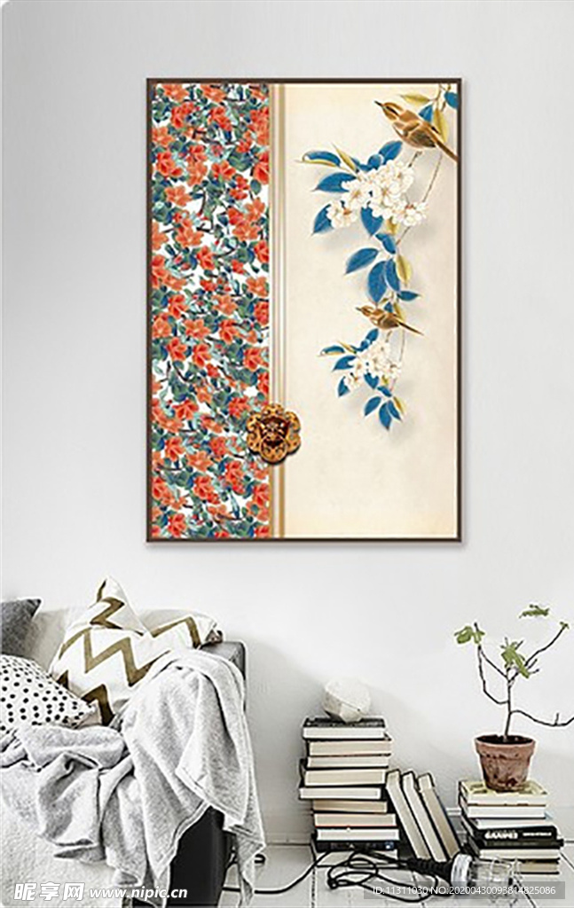 北欧风简约抽象艺术装饰画