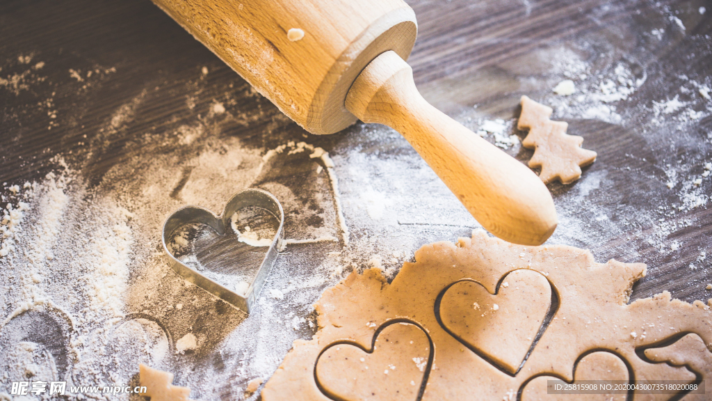 姜饼烘焙甜品图片