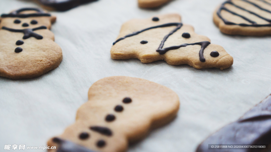 姜饼烘焙甜品图片
