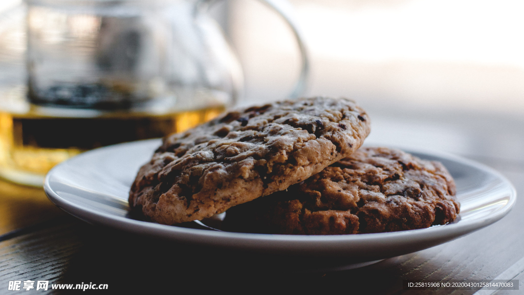 松饼烘焙色甜品图片