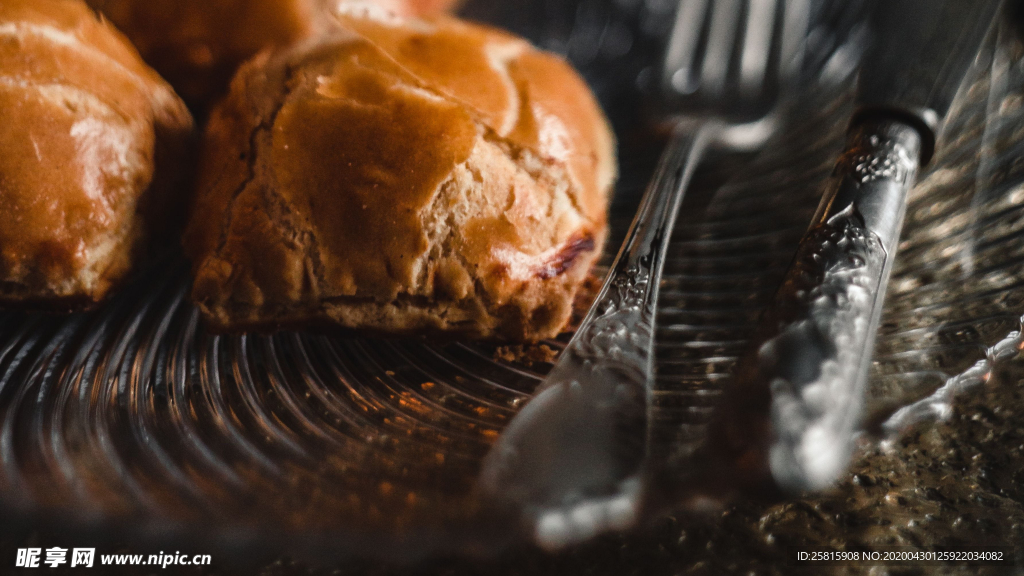 松饼烘焙色甜品图片