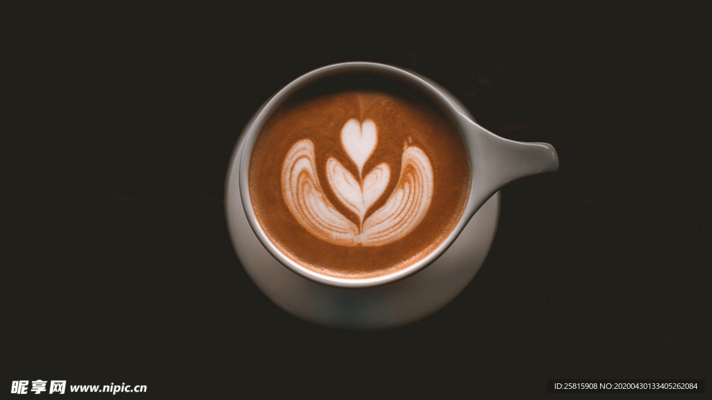咖啡拉花咖啡图片