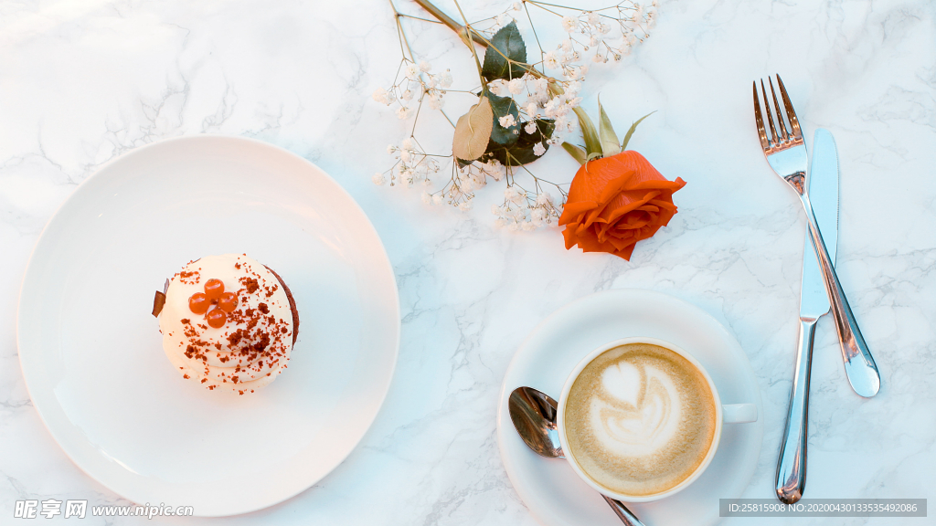 咖啡拉花咖啡图片