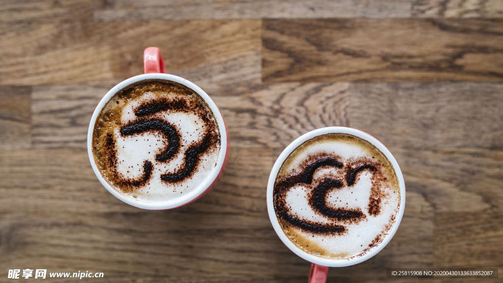 咖啡拉花咖啡图片