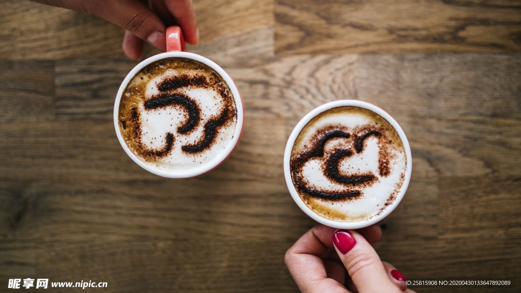 咖啡拉花咖啡图片