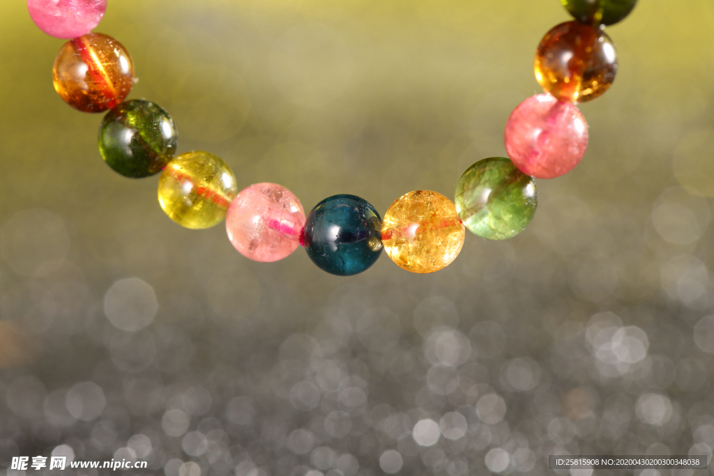 水晶手串手链图片