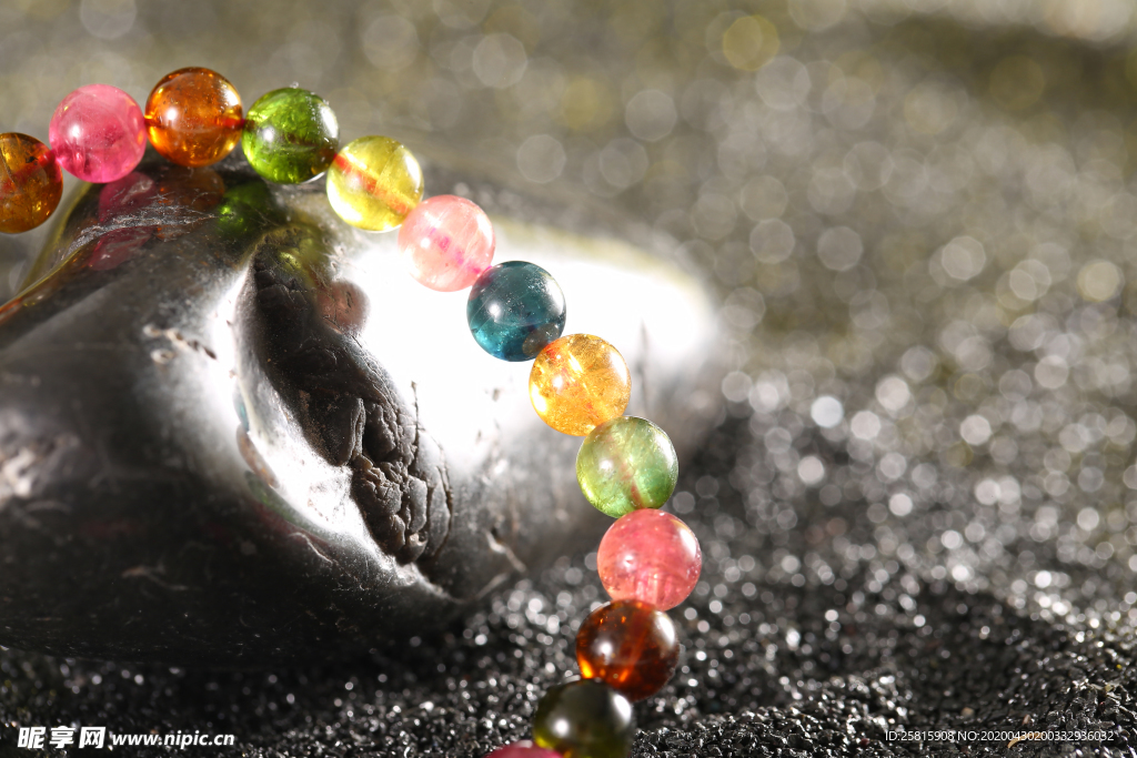 水晶手串手链图片