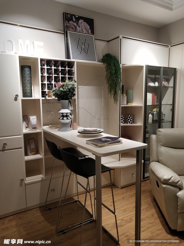 酒柜 书柜 展示柜 吧台 吊柜