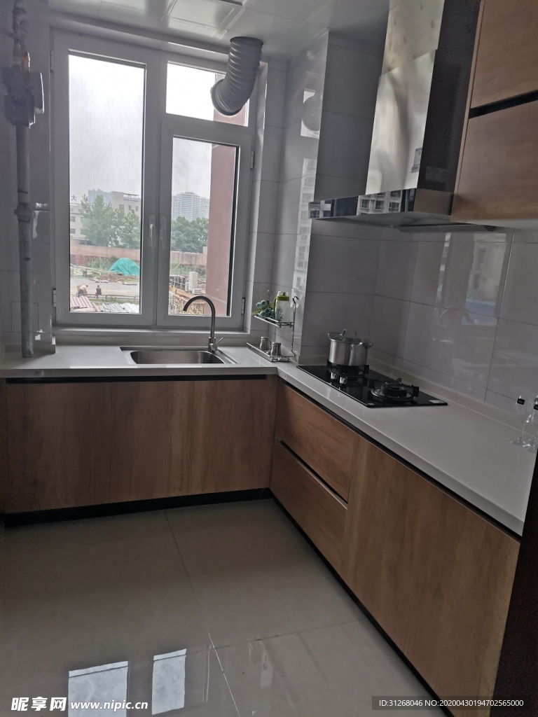 厨房 橱柜  大理石 原木 新