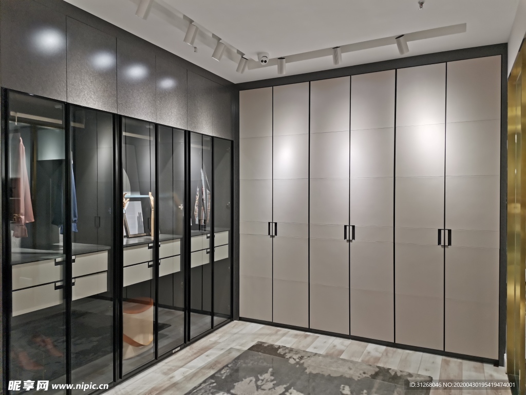 衣帽间 轻奢风 现代风 衣柜