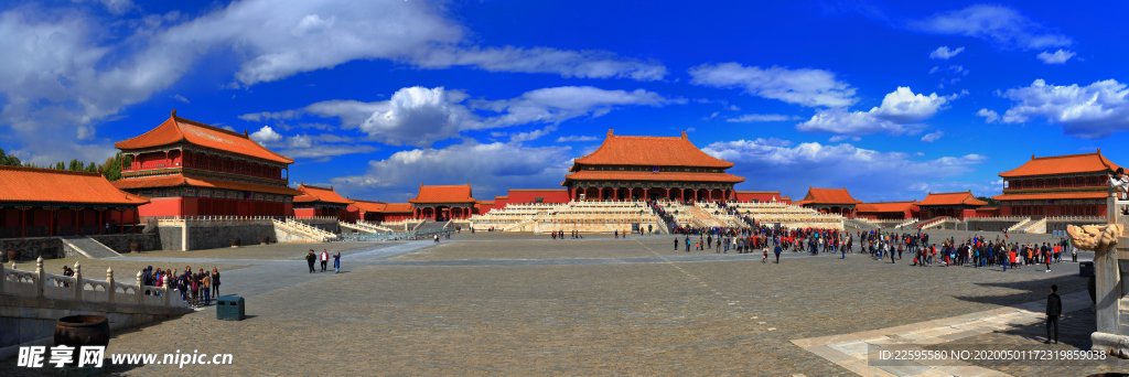 北京故宫宽景照片