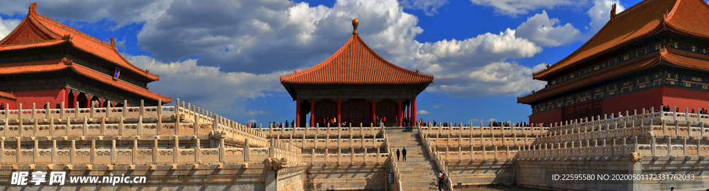 北京故宫宽景照片