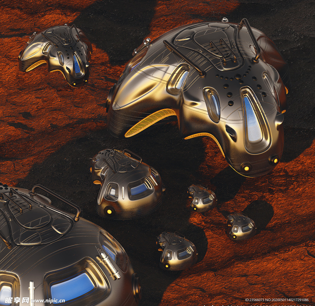 C4D特效设计科幻场景