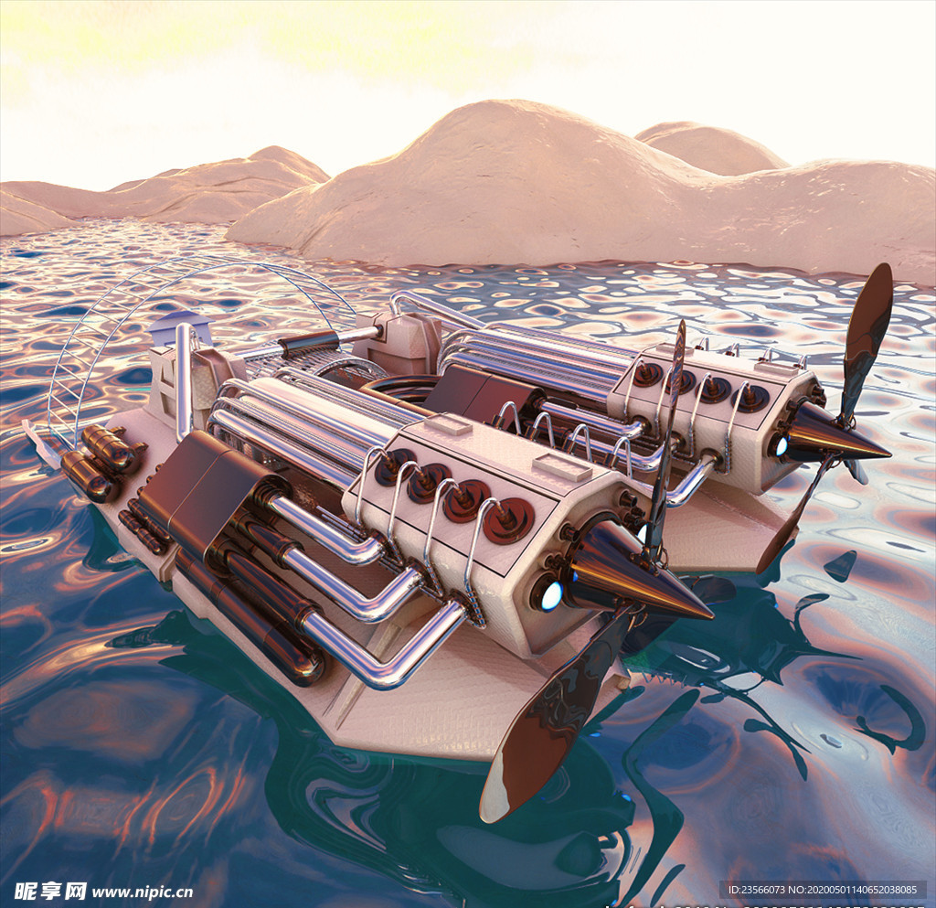 C4D特效设计科幻场景