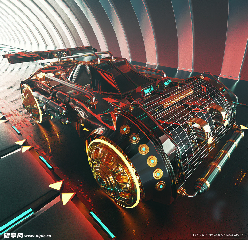 C4D特效设计科幻场景