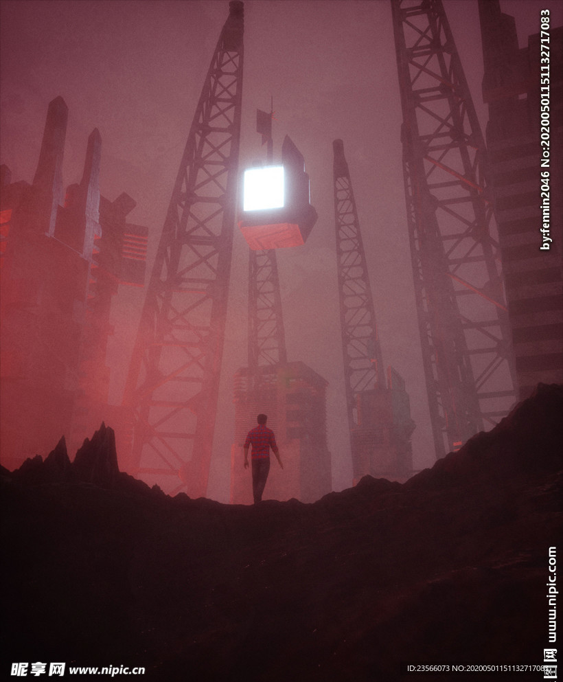 C4D特效设计科幻场景