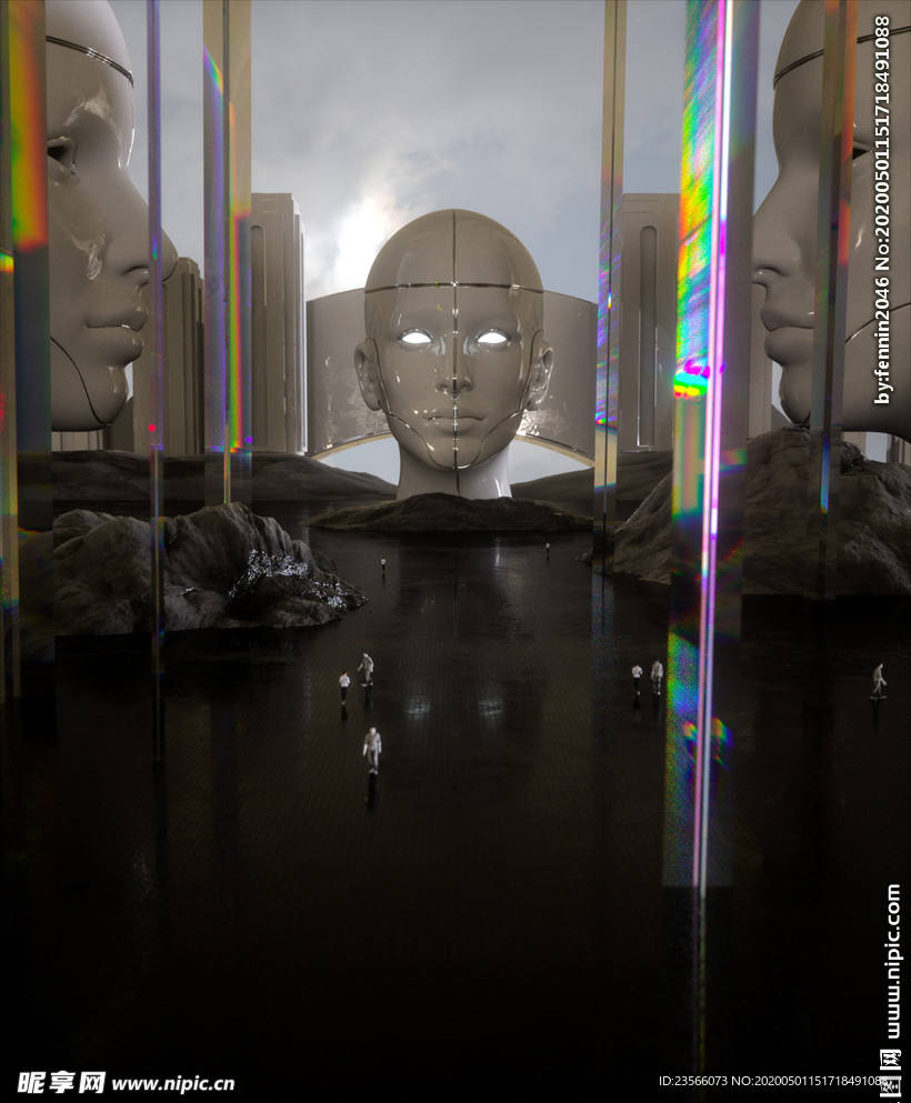 C4D特效设计科幻场景