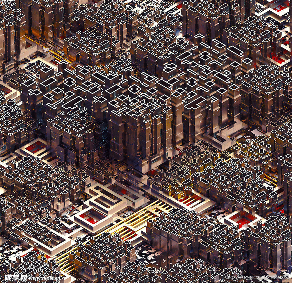 C4D特效设计科幻场景