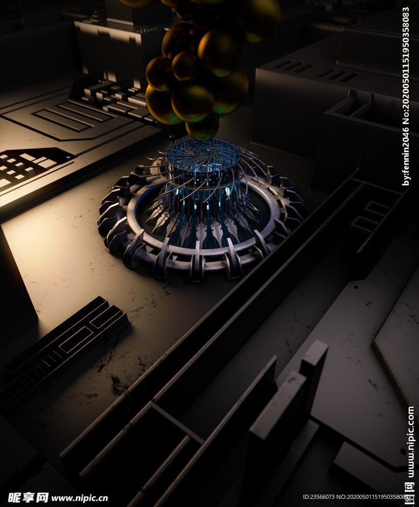 C4D特效设计科幻场景