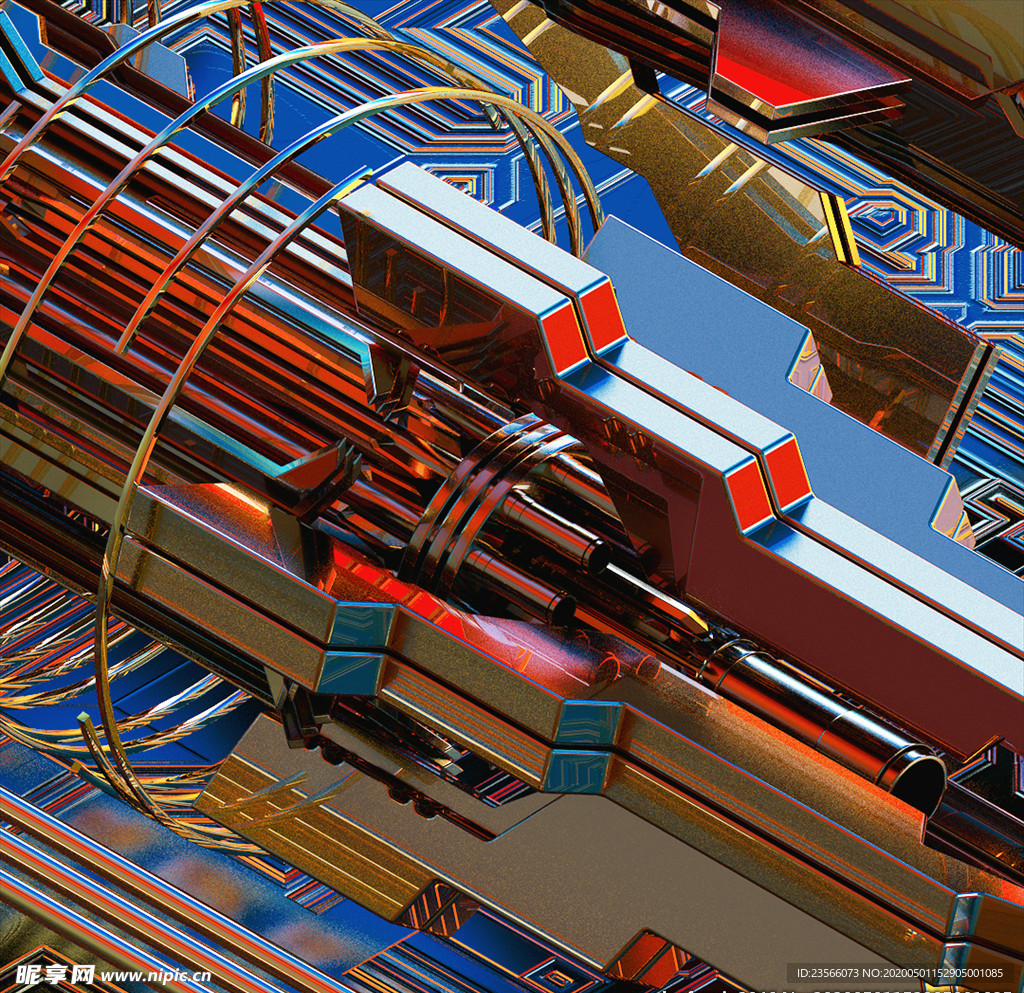 C4D特效设计科幻场景