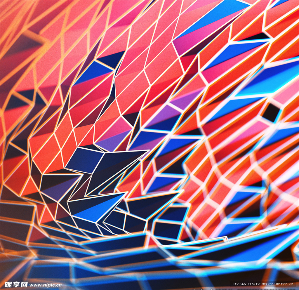 C4D特效设计图案