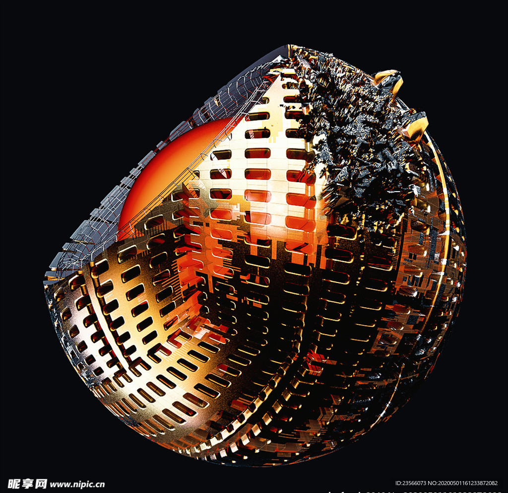 C4D特效设计图案