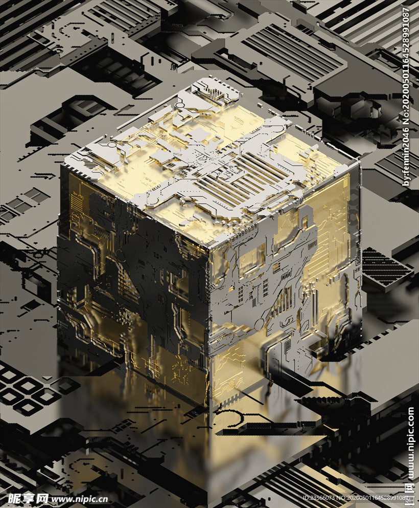 C4D特效设计图案