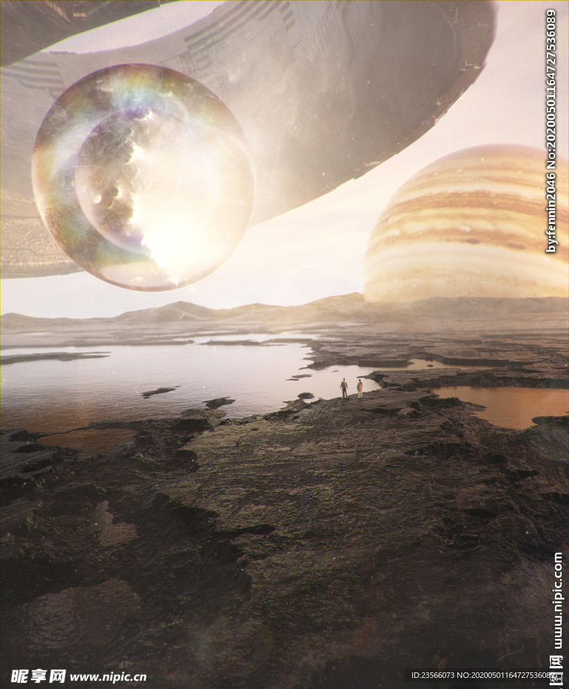 C4D特效设计图案