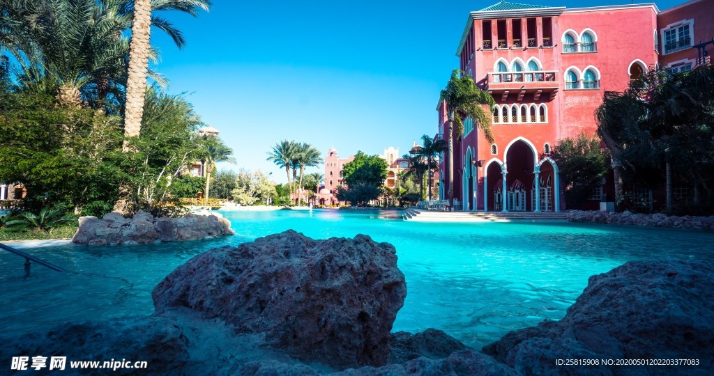 酒店游泳池图片